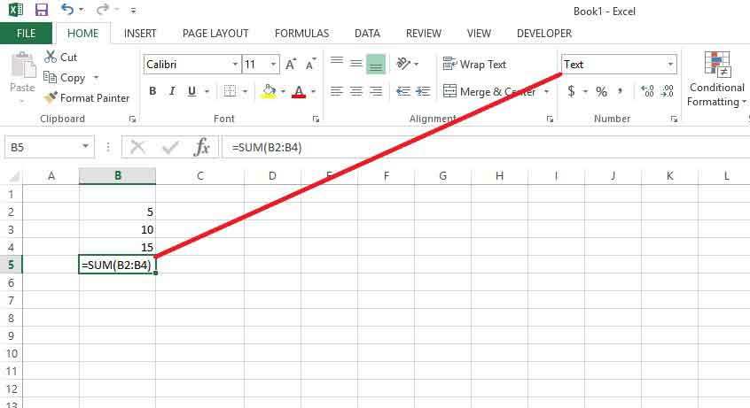 Tại sao công thức trống Excel không chạy?