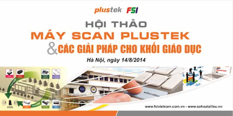 Toàn cảnh hội thảo “Máy scan Plustek và các giải pháp cho khối giáo dục”