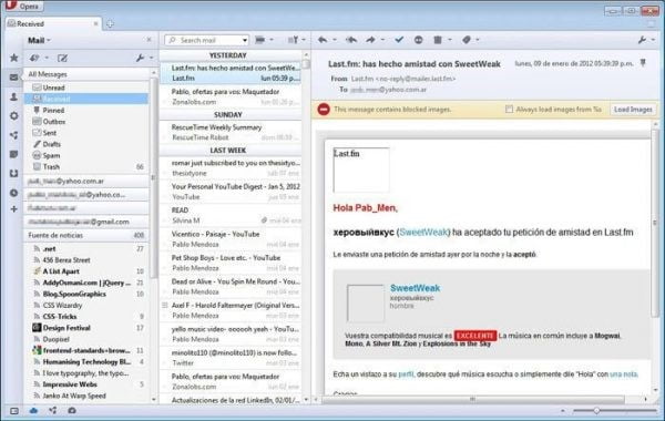 Opera Mail – Ứng dụng quản lý email tuyệt vời