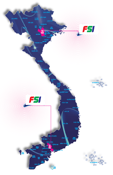 Mạng lưới phân phối của FSI trải dọc cả nước