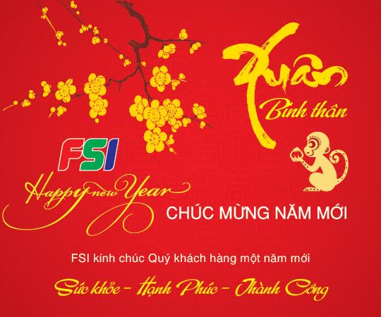 Thông báo lịch nghỉ Tết Nguyên đán 2016 –FSI