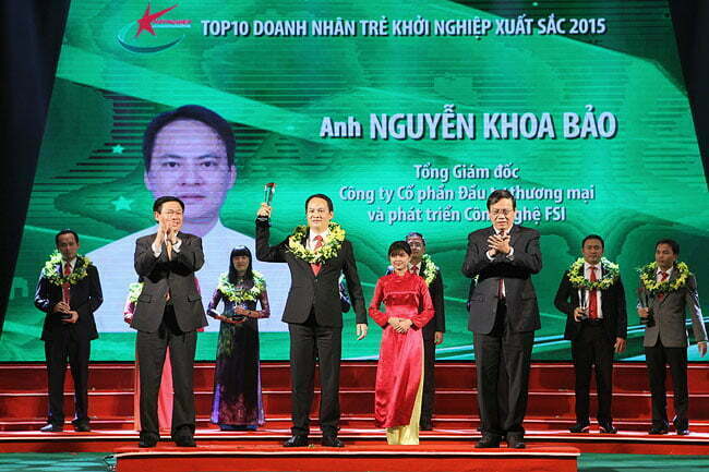 Anh Nguyễn Khoa Bảo -  doanh nhân trẻ khởi nghiệp xuất sắc 2015
