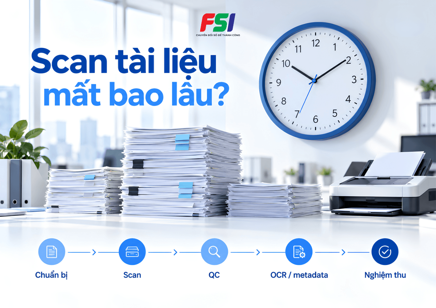 Thời gian scan tài liêu