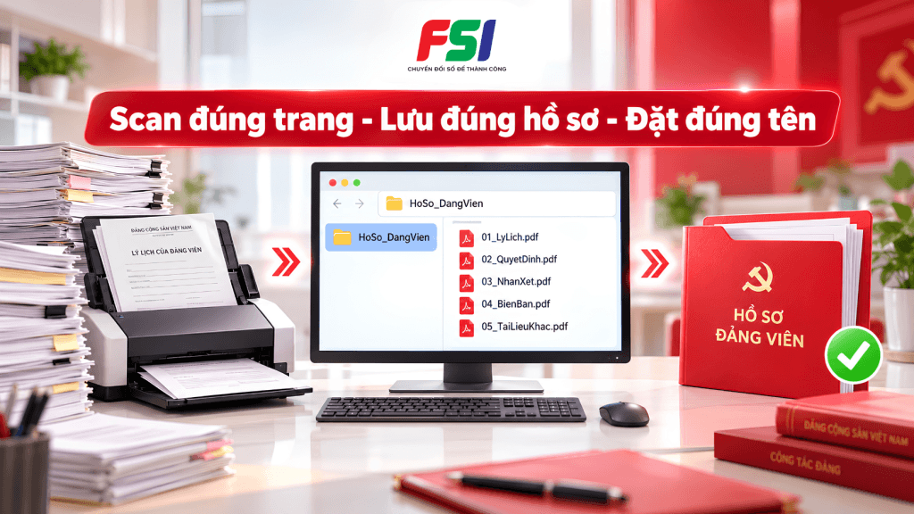 Scan tài liệu đúng cách