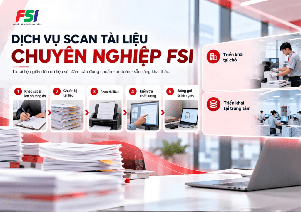 Dịch vụ scan tài liệu FSI