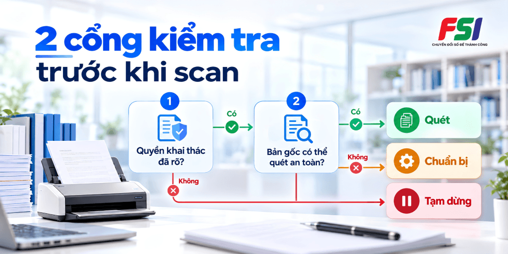 cách kiểm tra khi scan sách