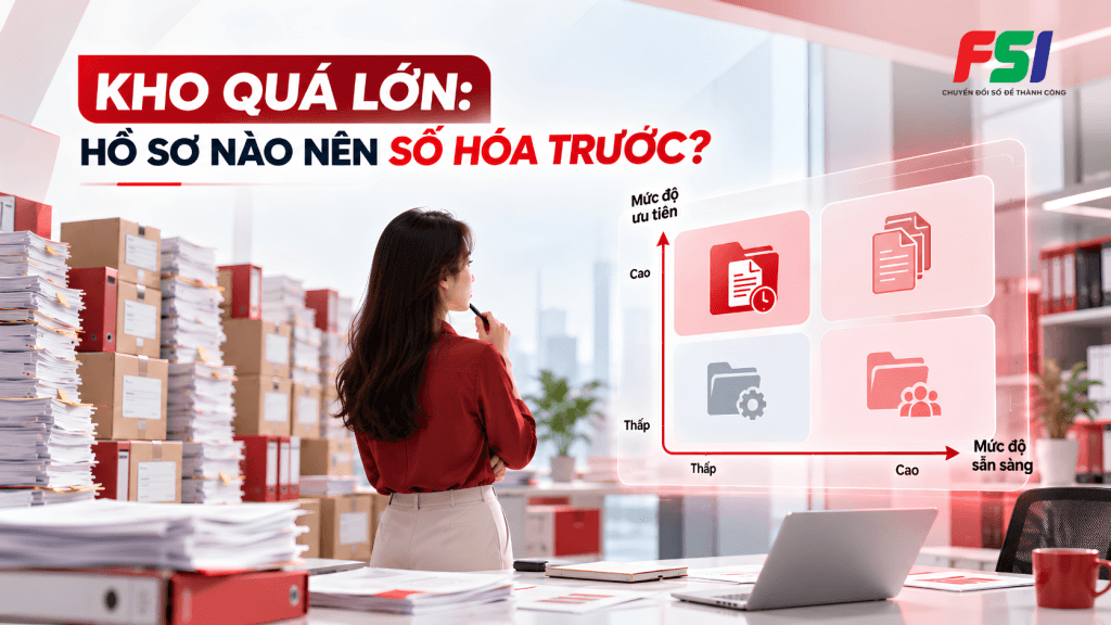 Nên số hoá tài liệu lưu trữ nào trước?.